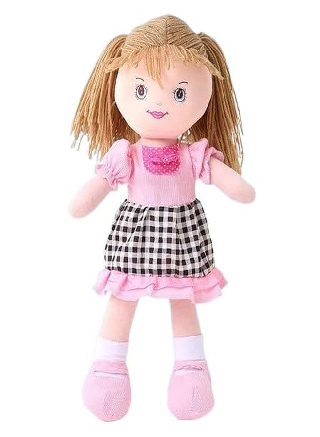 STRIDERS دمية سترايدرز جورليز، دمية سكارليت القماشية مقاس 20 بوصة بفستان وردي منقوش، دمية قماشية ناعمة رائعة للأطفال - Image 1